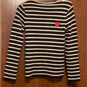 Comme des GARÇONS PLAY signature sweatshirt